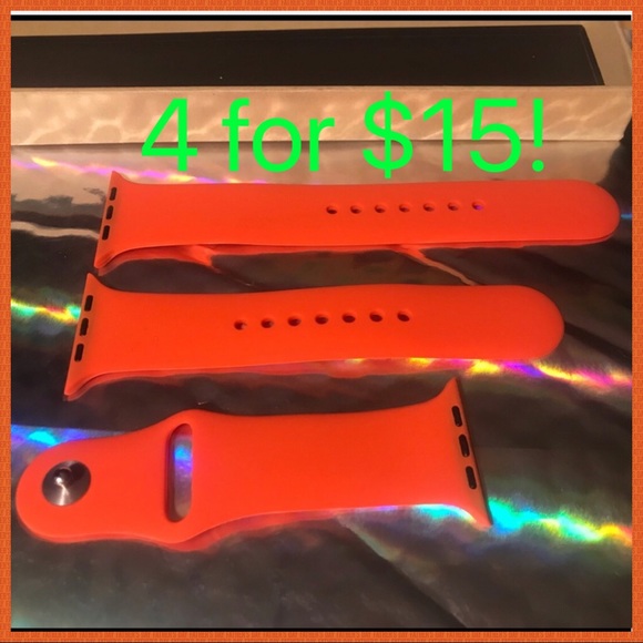 ✅NEW✅ Orange Apple Watch band✅ - Picture 3 of 7